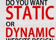 مقاله تفاوت سایت استاتیک با داینامیک